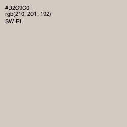 #D2C9C0 - Swirl Color Image