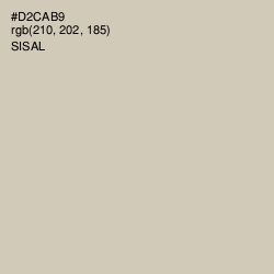 #D2CAB9 - Sisal Color Image