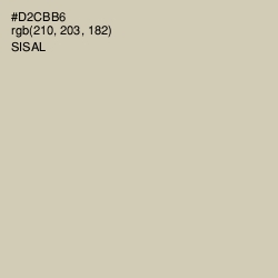 #D2CBB6 - Sisal Color Image