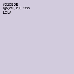 #D2CBDE - Lola Color Image