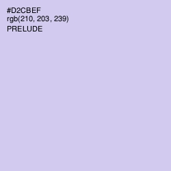 #D2CBEF - Prelude Color Image