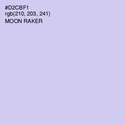 #D2CBF1 - Moon Raker Color Image