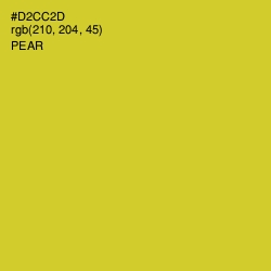 #D2CC2D - Pear Color Image