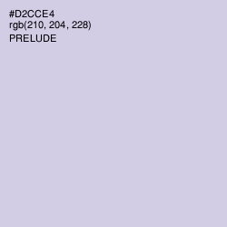 #D2CCE4 - Prelude Color Image