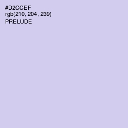 #D2CCEF - Prelude Color Image