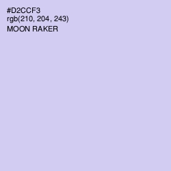 #D2CCF3 - Moon Raker Color Image