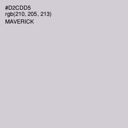 #D2CDD5 - Maverick Color Image