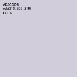 #D2CDDB - Lola Color Image