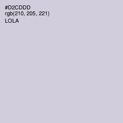#D2CDDD - Lola Color Image