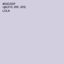 #D2CDDF - Lola Color Image