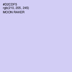 #D2CDF5 - Moon Raker Color Image