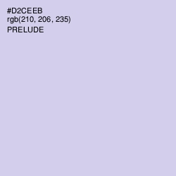 #D2CEEB - Prelude Color Image