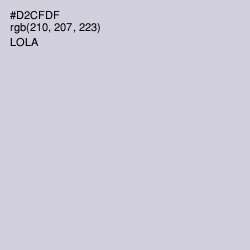 #D2CFDF - Lola Color Image