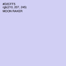 #D2CFF5 - Moon Raker Color Image