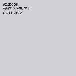 #D2D0D5 - Quill Gray Color Image