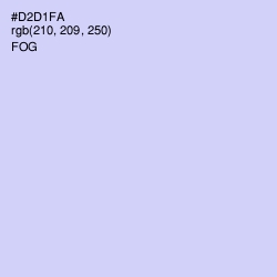#D2D1FA - Fog Color Image