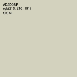 #D2D2BF - Sisal Color Image