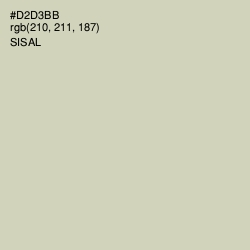 #D2D3BB - Sisal Color Image