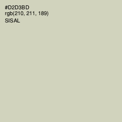 #D2D3BD - Sisal Color Image