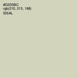 #D2D5BC - Sisal Color Image