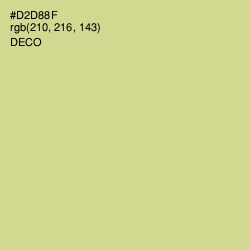 #D2D88F - Deco Color Image