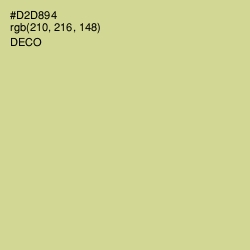 #D2D894 - Deco Color Image