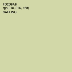 #D2D8A8 - Sapling Color Image