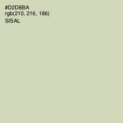 #D2D8BA - Sisal Color Image