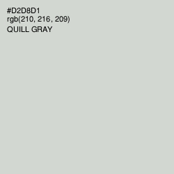 #D2D8D1 - Quill Gray Color Image