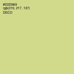 #D2D989 - Deco Color Image