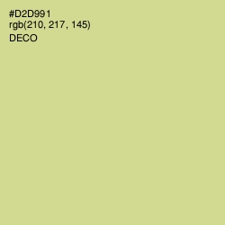 #D2D991 - Deco Color Image