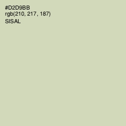 #D2D9BB - Sisal Color Image