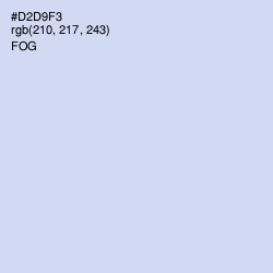 #D2D9F3 - Fog Color Image