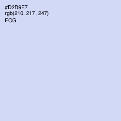 #D2D9F7 - Fog Color Image