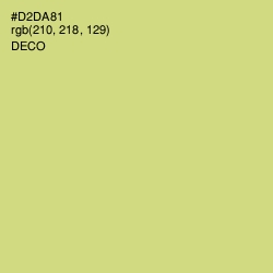 #D2DA81 - Deco Color Image