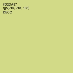 #D2DA87 - Deco Color Image