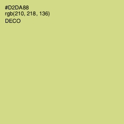 #D2DA88 - Deco Color Image