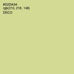 #D2DA94 - Deco Color Image