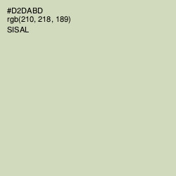 #D2DABD - Sisal Color Image