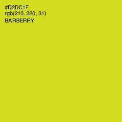 #D2DC1F - Barberry Color Image