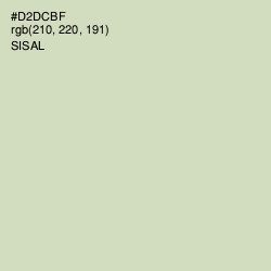 #D2DCBF - Sisal Color Image