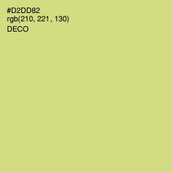 #D2DD82 - Deco Color Image