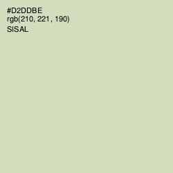 #D2DDBE - Sisal Color Image