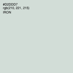 #D2DDD7 - Iron Color Image