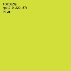 #D2DE39 - Pear Color Image
