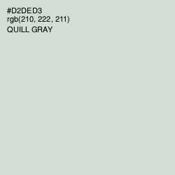 #D2DED3 - Quill Gray Color Image