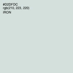 #D2DFDC - Iron Color Image