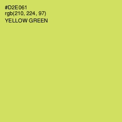 #D2E061 - Yellow Green Color Image