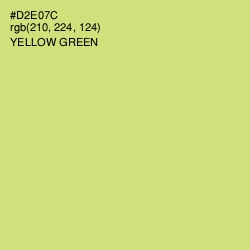 #D2E07C - Yellow Green Color Image