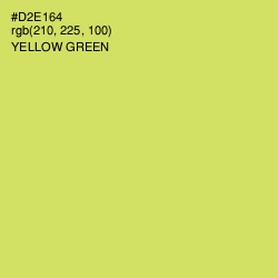 #D2E164 - Yellow Green Color Image